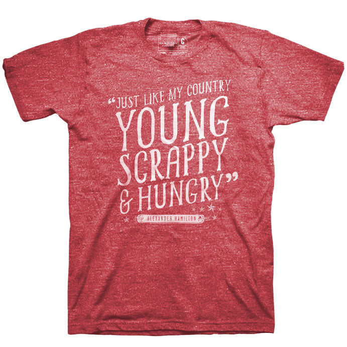 HAMILTON Young and Scrappy T-Shirt Image