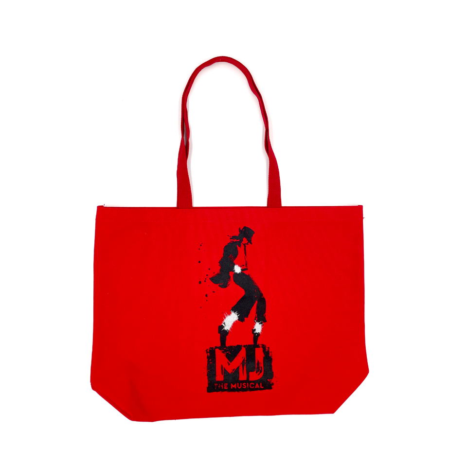 MJ THE MUSICAL Logo Tote - Red Image