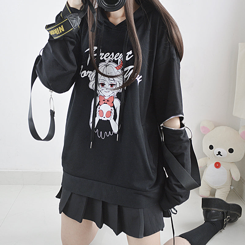 kawaii devil hoodie