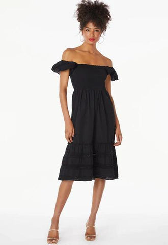 Bobi off the shoulder Dress