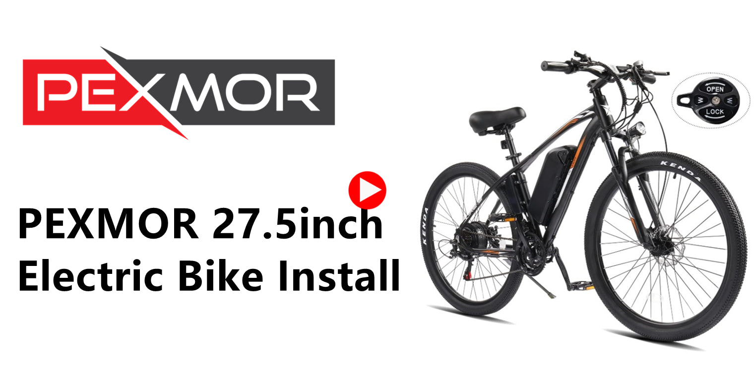 PEXMOR Electric Bike Conversion Kit, 48V 1000W 26 Front/Rear Wheel E-Bike  Conversion Kit, Ebike Hub Motor Kit Upgrade 3 Mode Controller w/PAS/LCD
