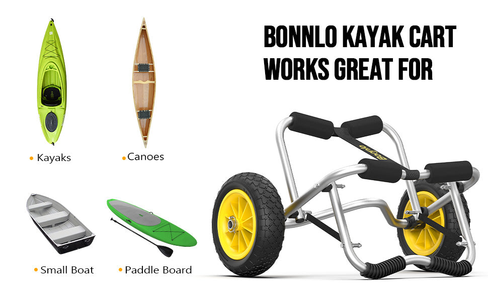 Bonnlo Canoe and Kayak Cart Review 