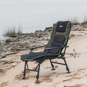 VINGLI Oversized Fishing Chair Heavy Duty 440 LBS w/ 0-160° Adjustable Back