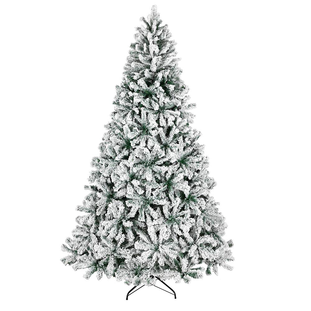VINGLI Artificial Christmas Pine Tree with Sturdy Metal Legs