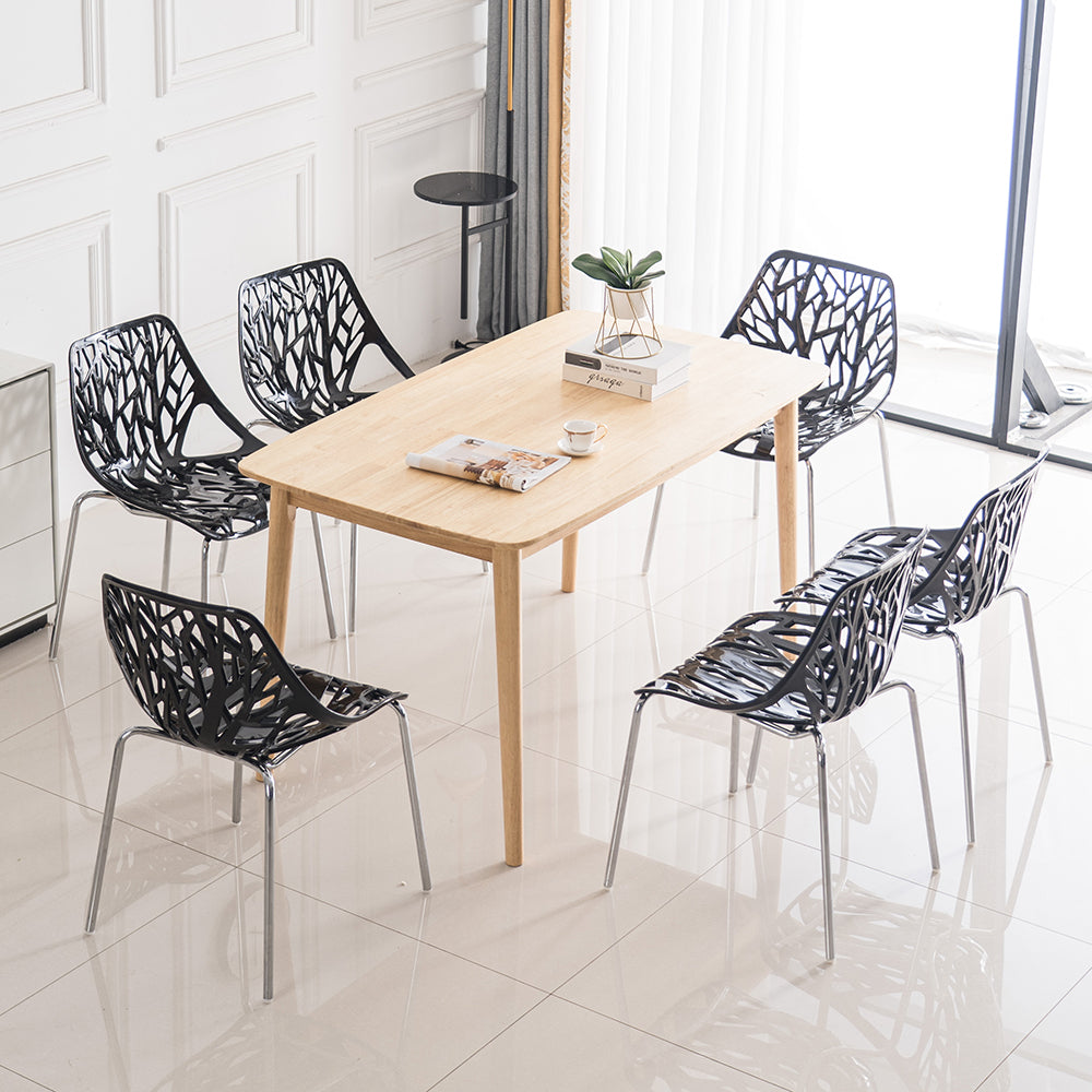 stackable dining chairs set of 6