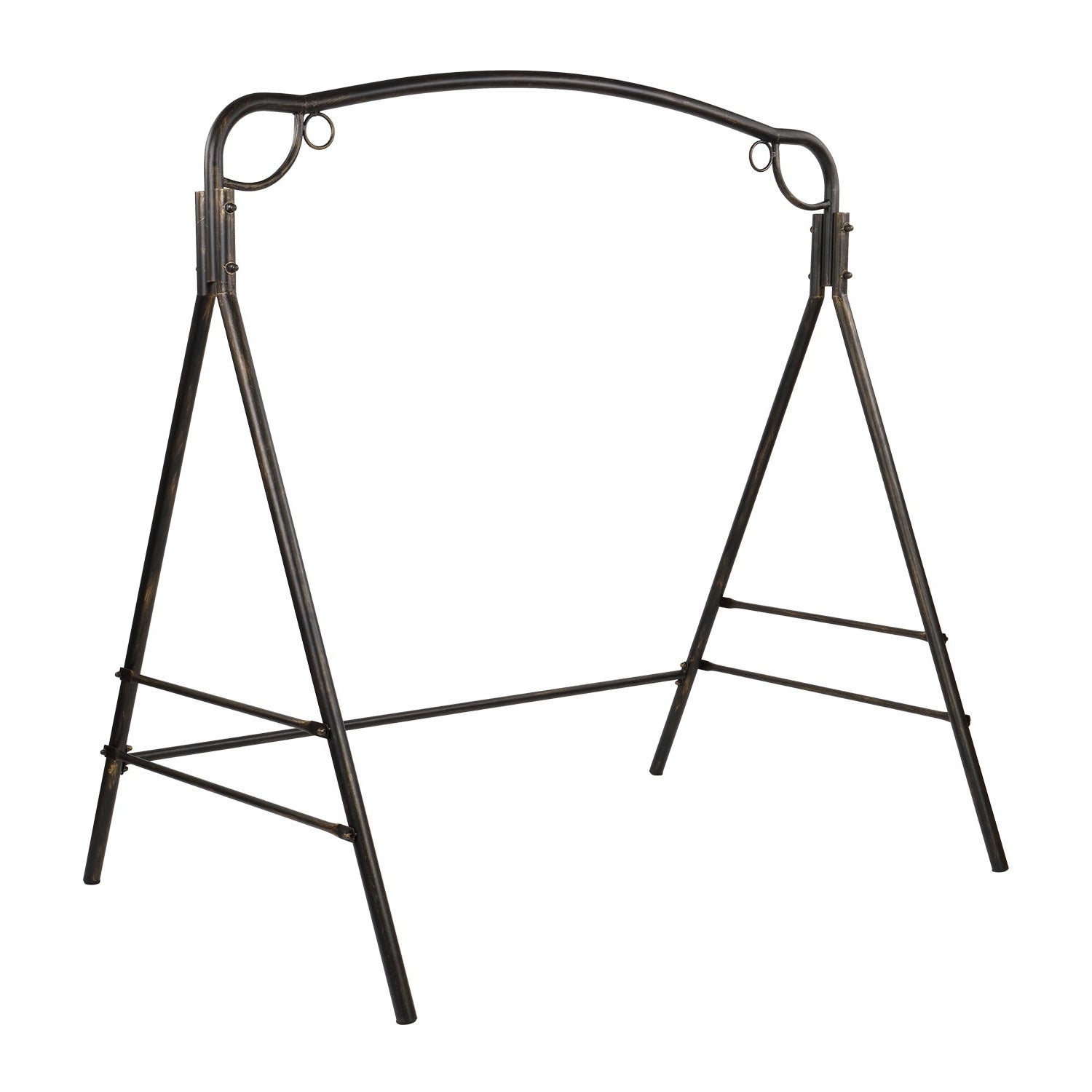 VINGLI Upgraded Metal Porch Swing Stand Antique Bronze