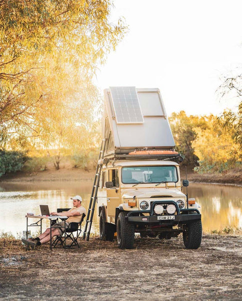 Camping on river