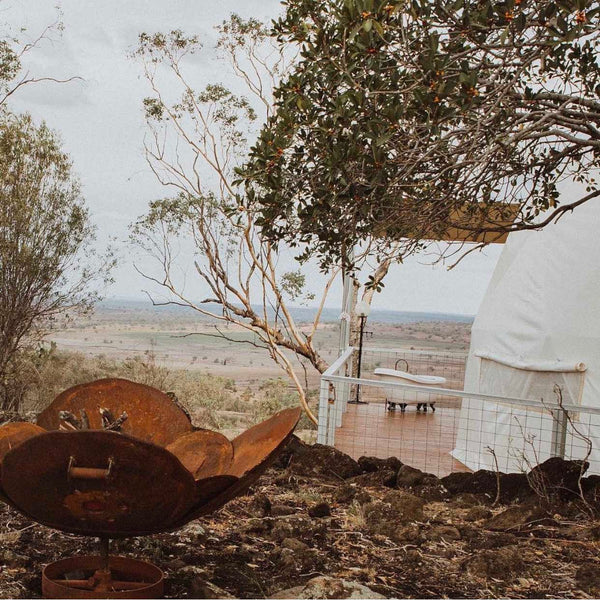 Faraway Domes Outback Stay Firepit