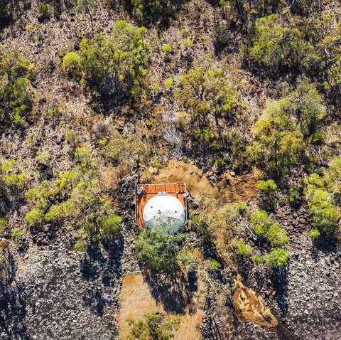 Faraway Domes Outback Stay Aerial View