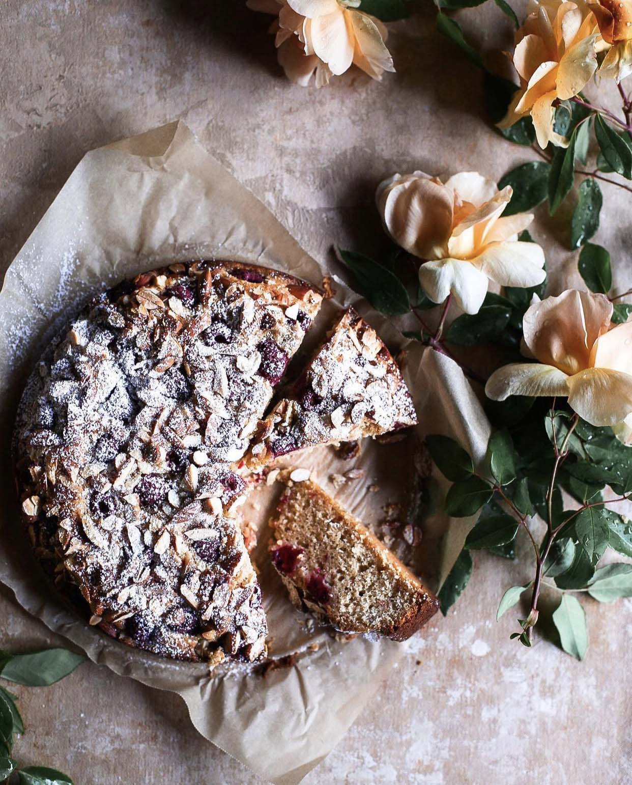 The Bush Exchange - Rasberry and Almond Afternoon Tea Cake