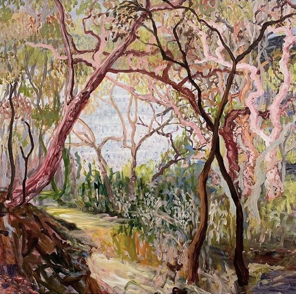 Pink Gum Painting