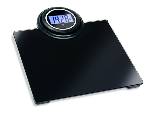  Extra Wide Glass Talking Digital Scale, The Bathroom Scale  That Talks, Accurate Visual & Voice Display Digital Scale for Body Weight, 395 Pounds Max