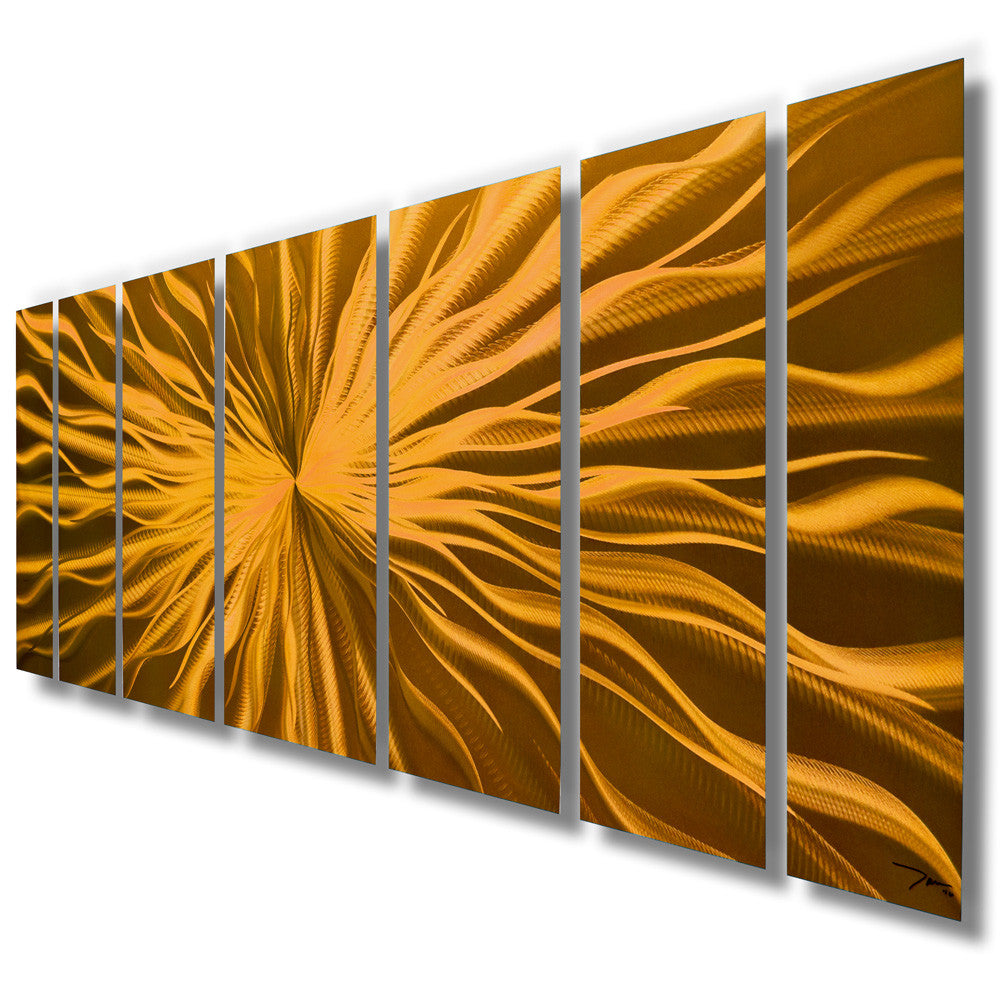 Cosmic Energy Copper Candy 68x24 Large Modern Abstract Metal