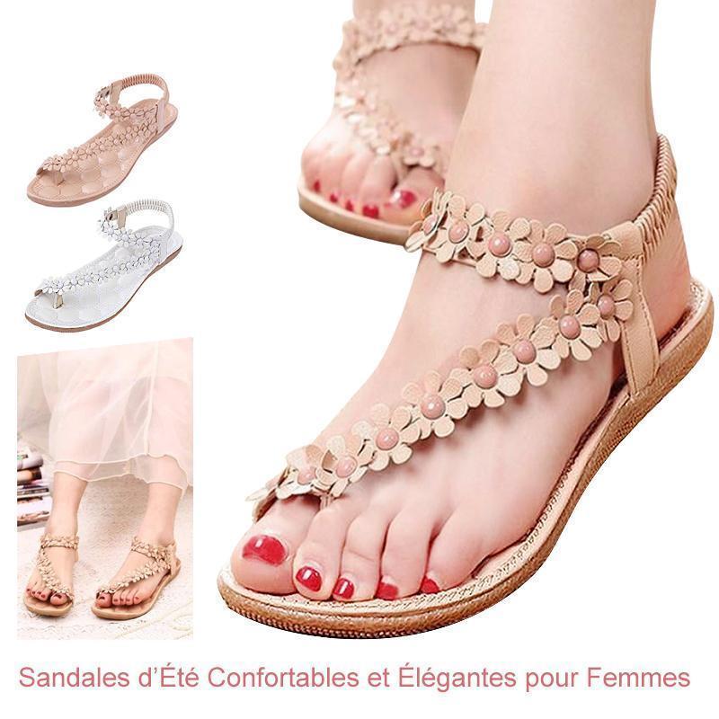 Sandales d’Été Confortables et Élégantes pour Femmes – ornerlavie