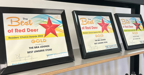 Gold certificates for Best of Red Deer 2023, 2022 and 2021