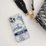 Fancy Blue CD Phone Case For iPhone