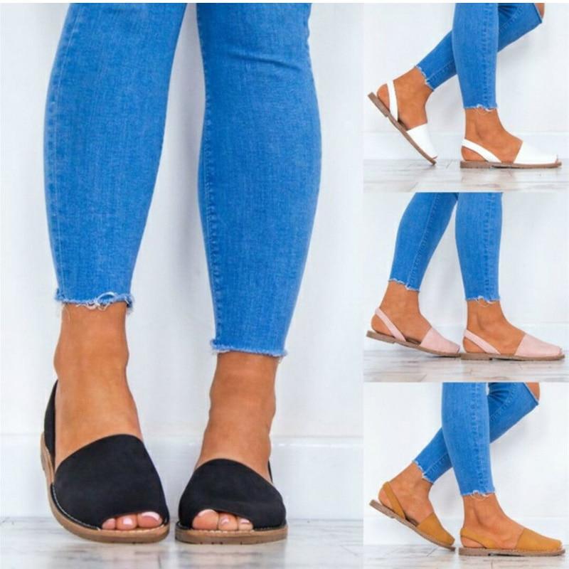Flat peep toe sandals cute sandals for women