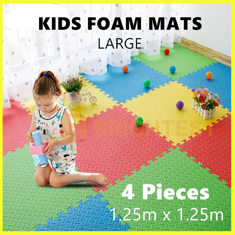 Kids Large Foam Play Mats Floor Baby Eva Mat Interlocking Playmat