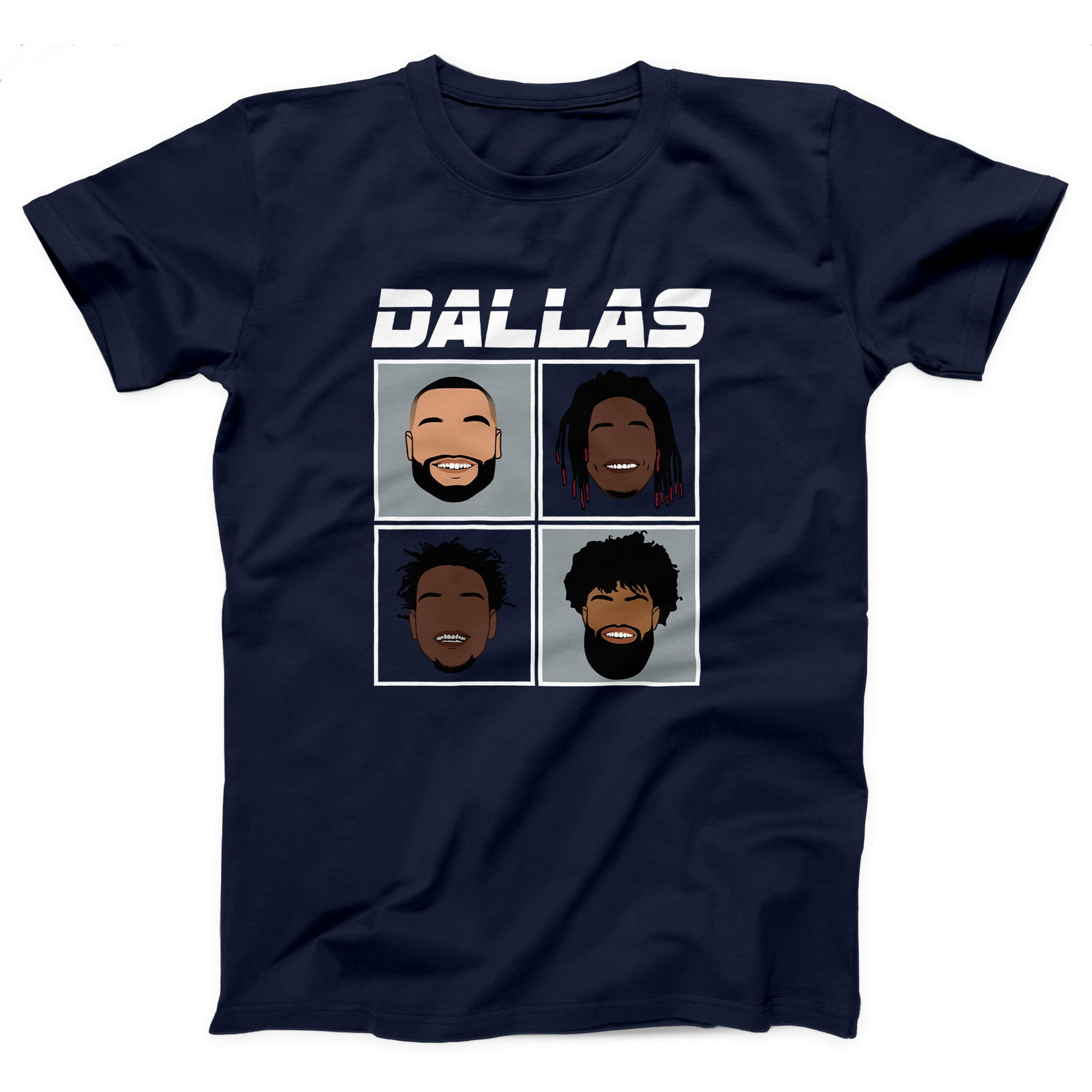 Dallas 4-Square Adult Unisex T-Shirt - anishphilip
