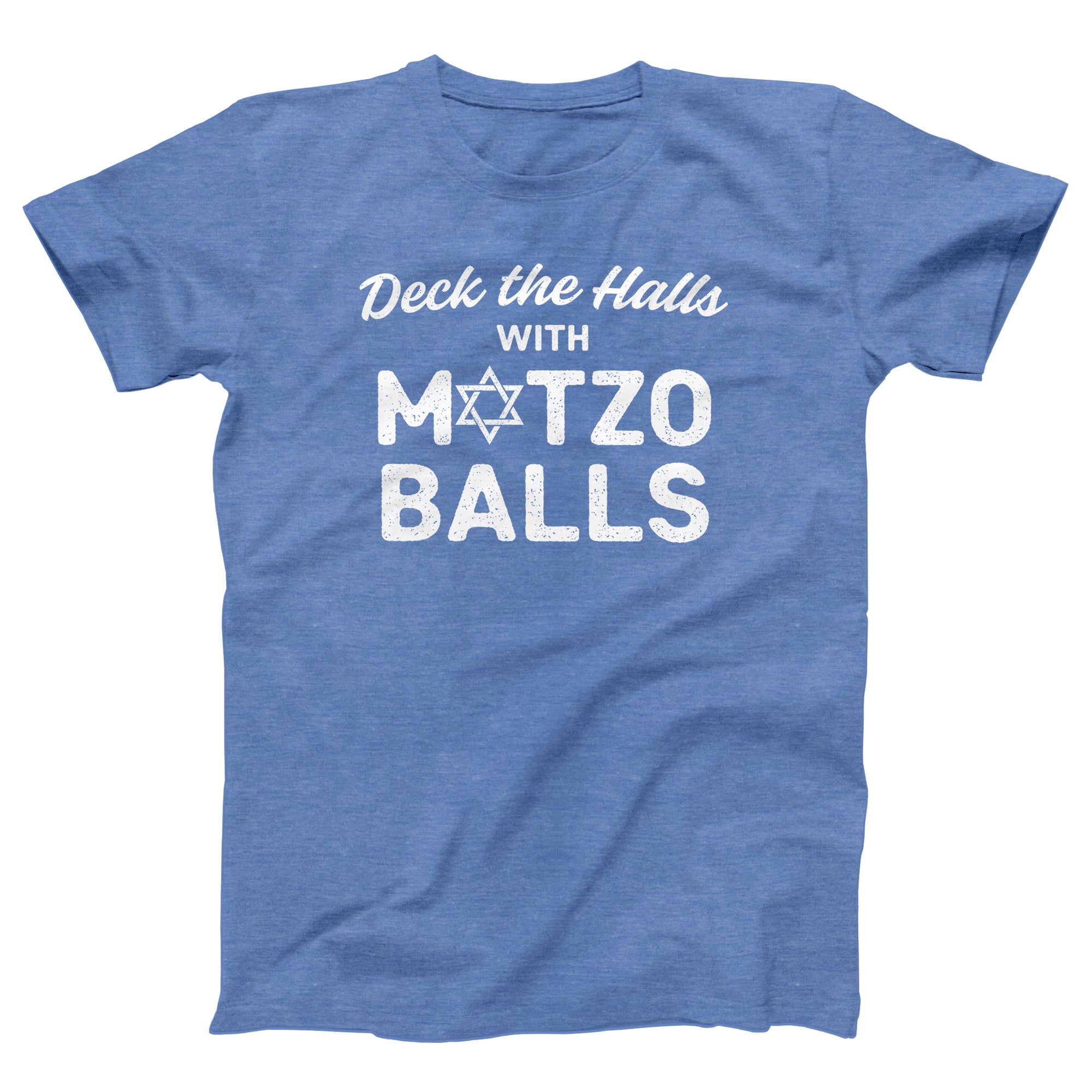 Deck the Halls with Matzo Balls Adult Unisex T-Shirt - anishphilip