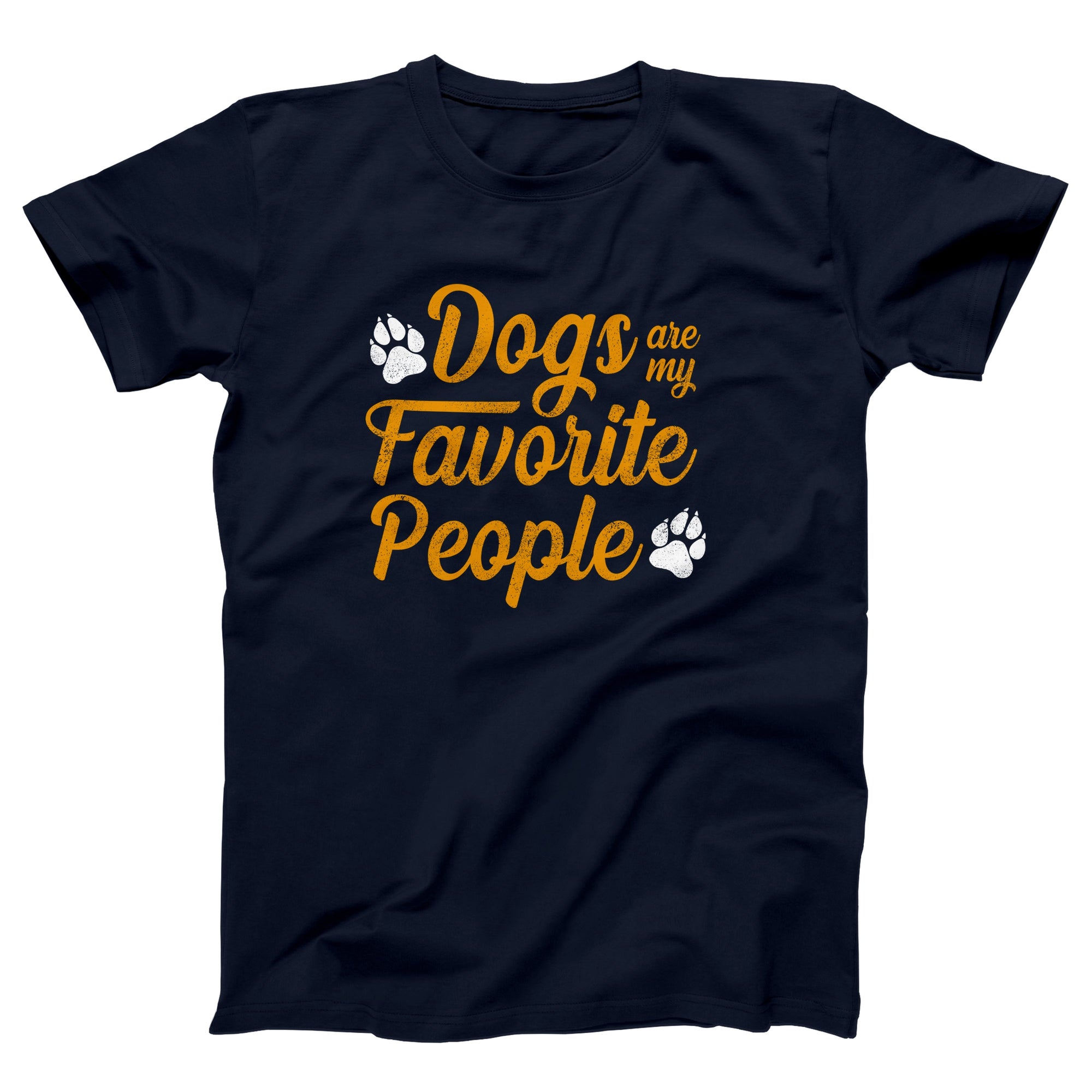 Dogs Are My Favorite People Adult Unisex T-Shirt - anishphilip