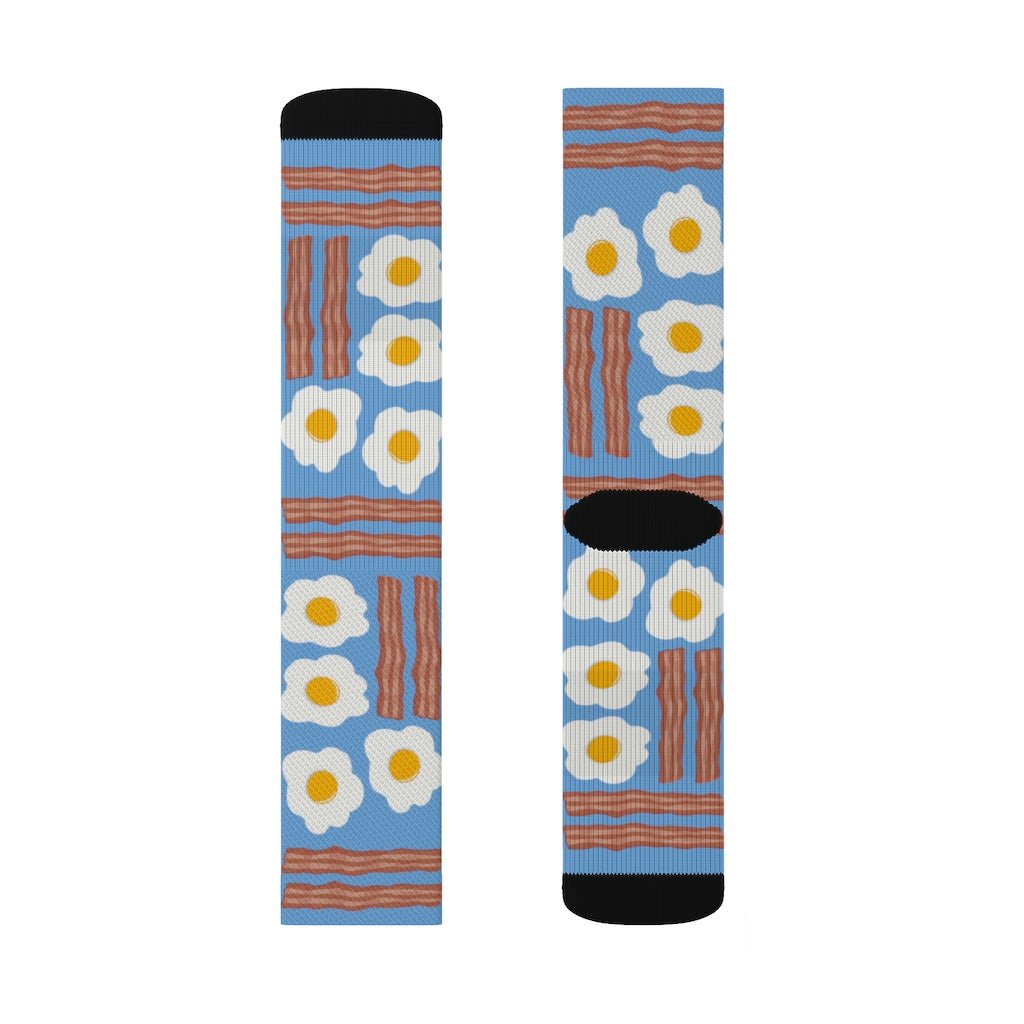 Eggs & Bacon Adult Crew Socks - anishphilip