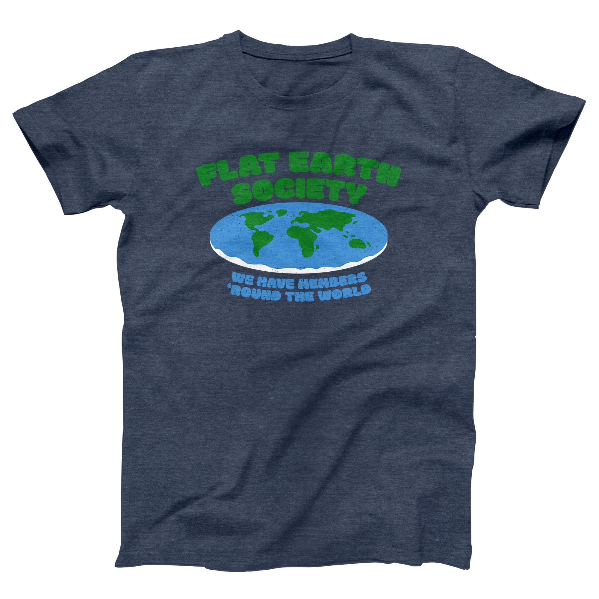 Flat Earth Society Adult Unisex T-Shirt - anishphilip