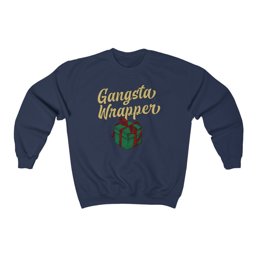 Gangsta Wrapper Ugly Sweater - anishphilip