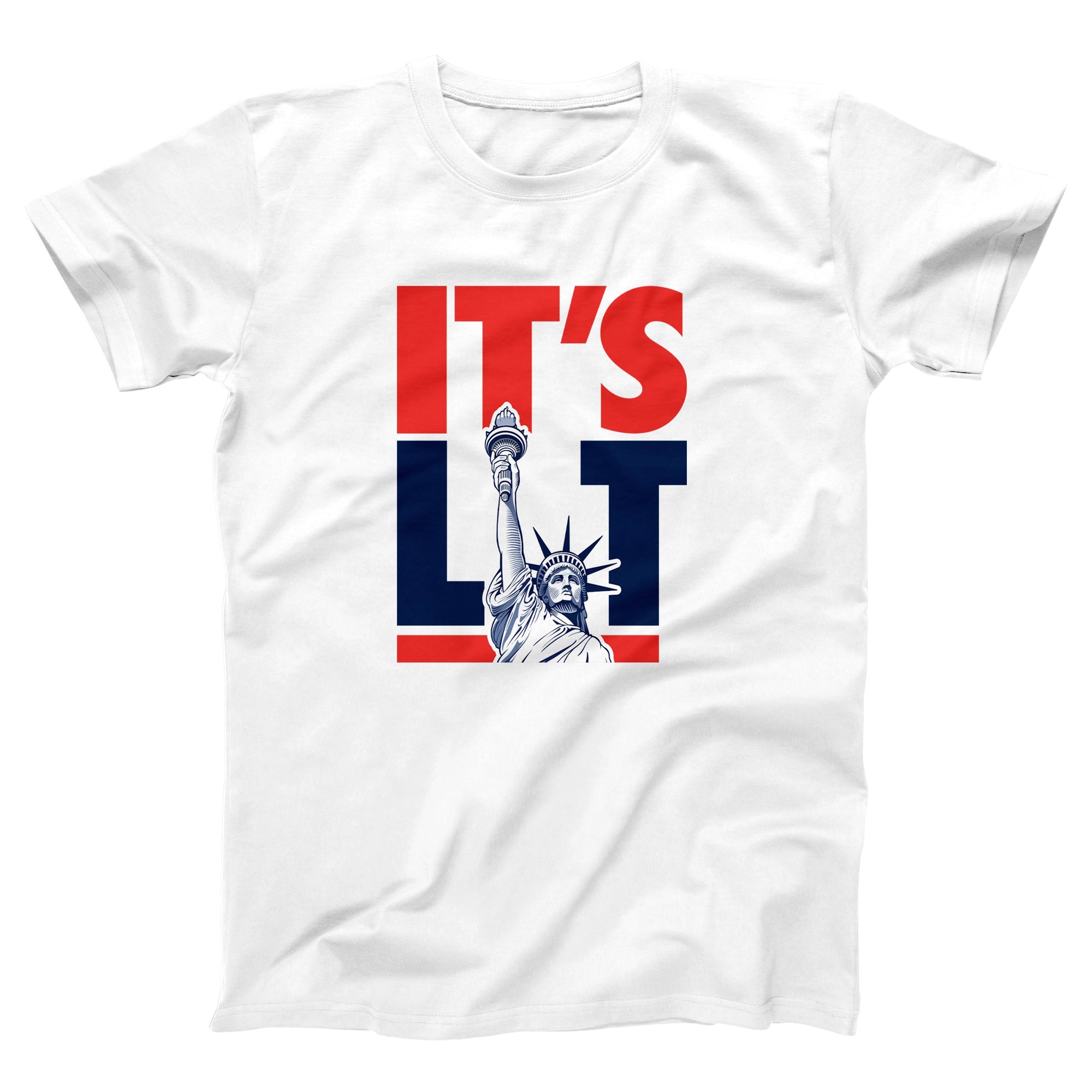 It's Lit (Statue of Liberty) Adult Unisex T-Shirt - anishphilip