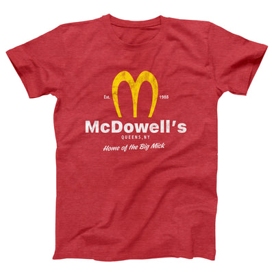 McDowell's Adult Unisex T-Shirt - anishphilip