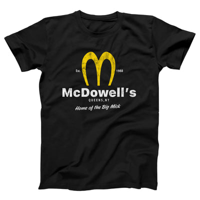 McDowell's Adult Unisex T-Shirt - anishphilip