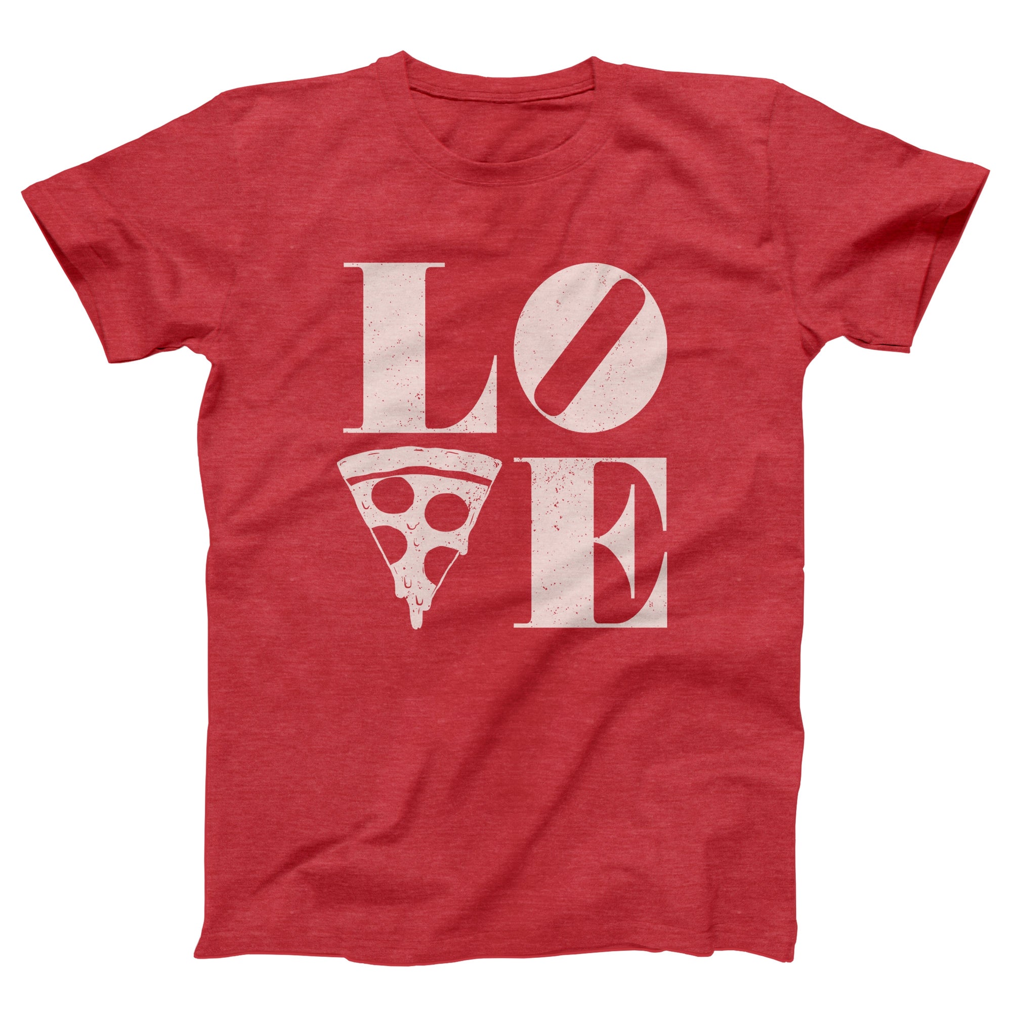 Pizza Love Adult Unisex T-Shirt - anishphilip