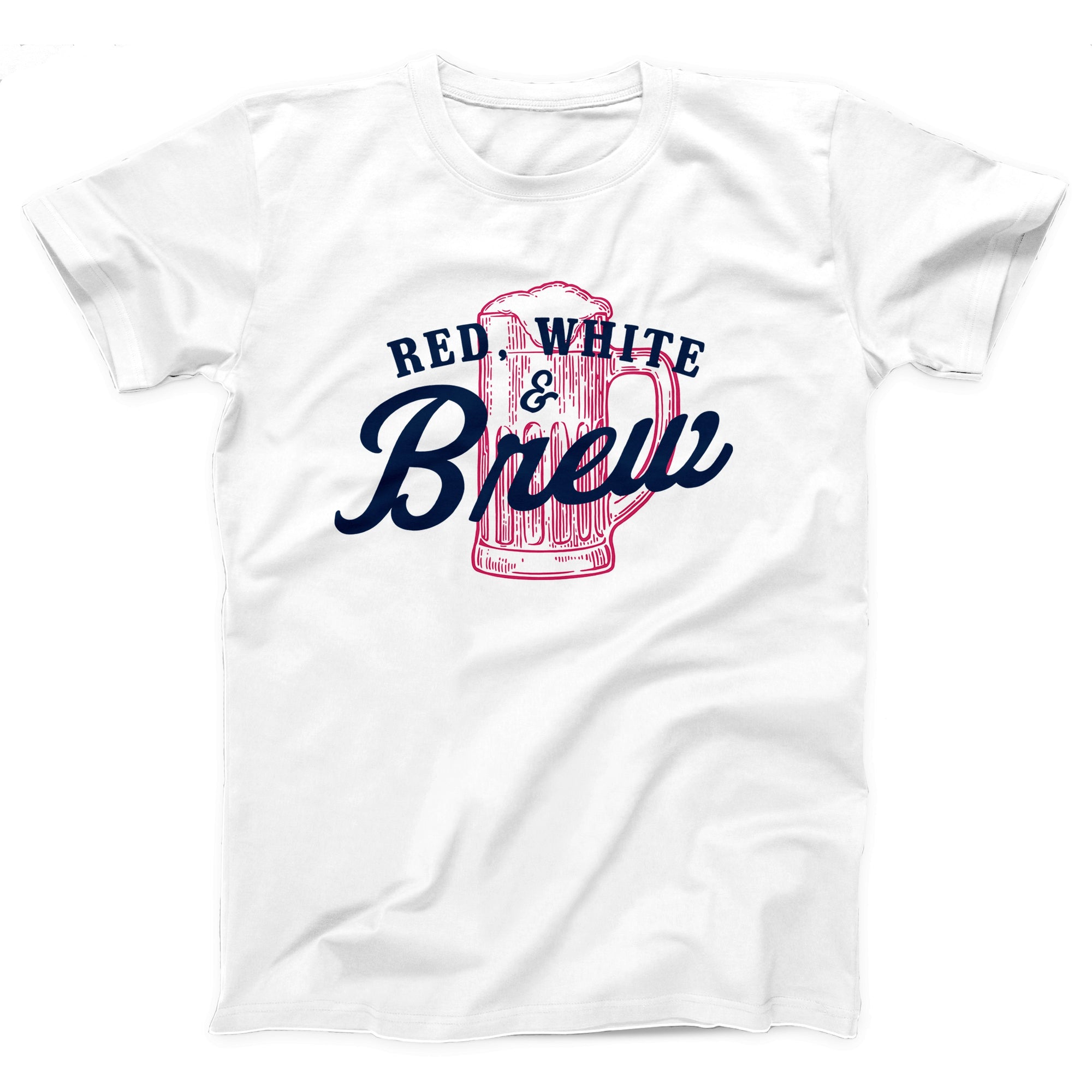 Red White and Brew Adult Unisex T-Shirt - anishphilip