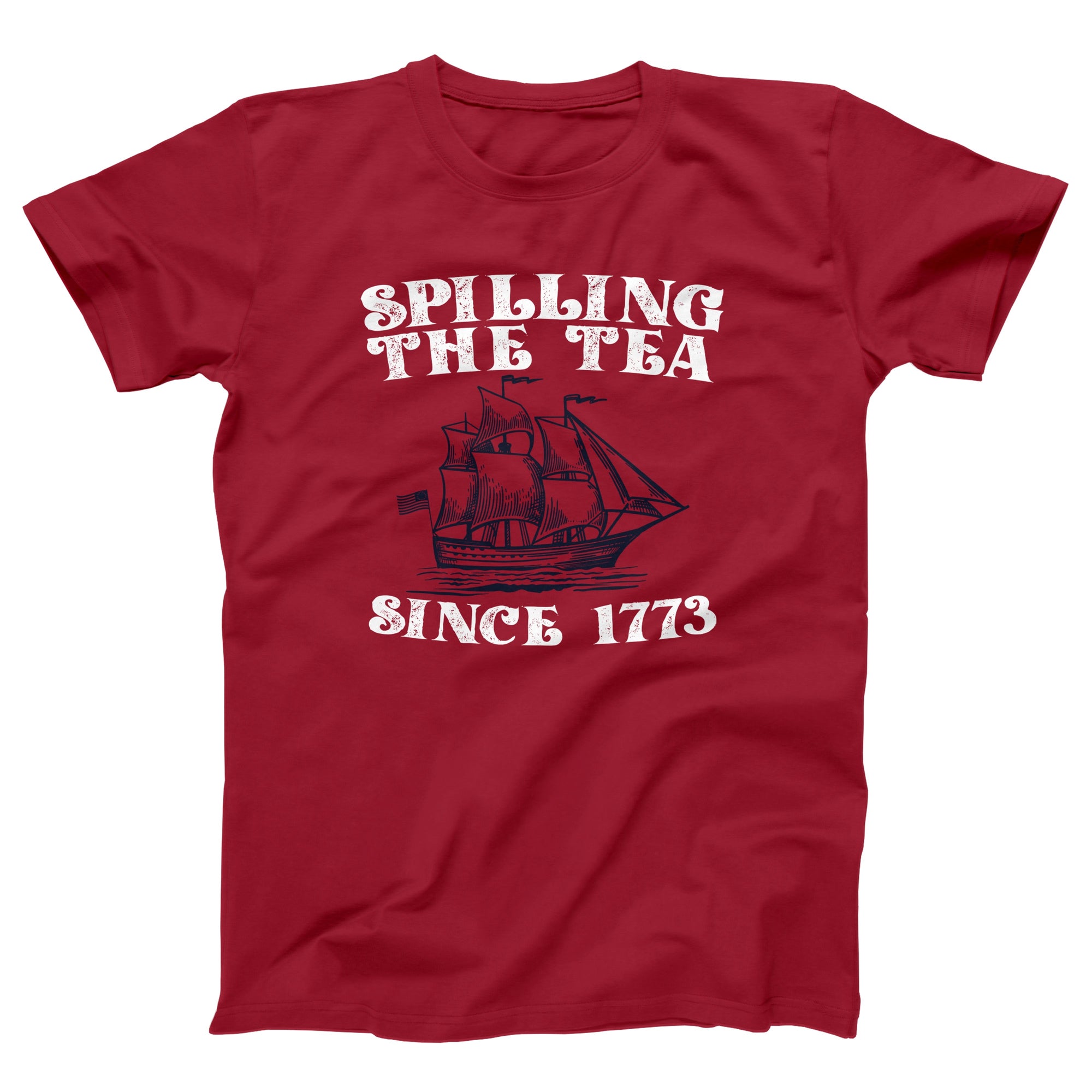 Spilling The Tea Since 1773 Adult Unisex T-Shirt - anishphilip