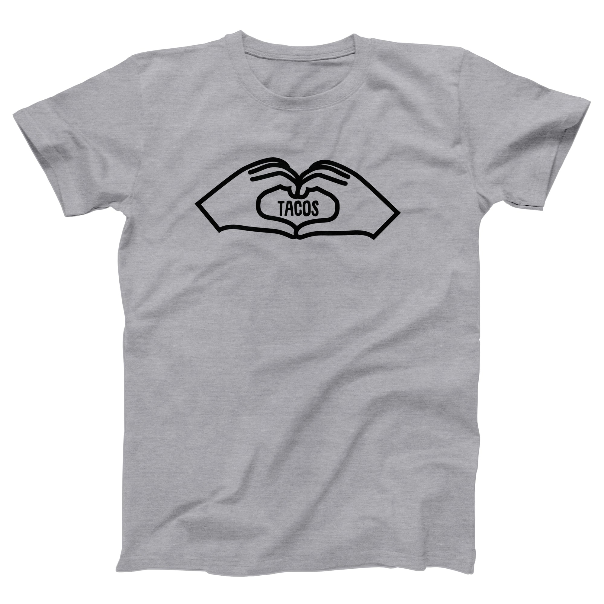 Tacos Heart Adult Unisex T-Shirt - anishphilip
