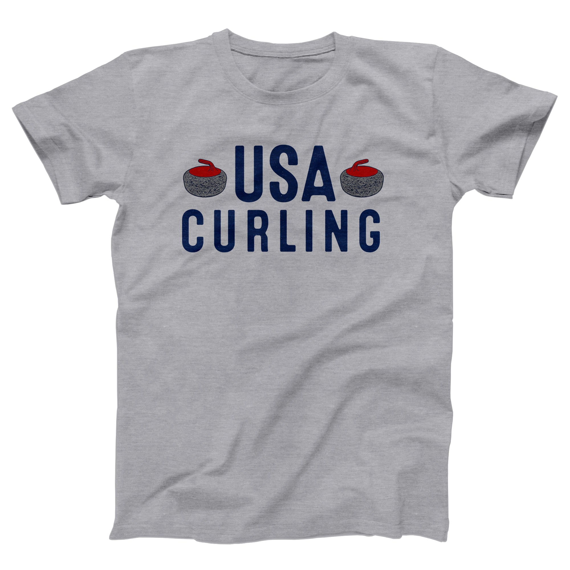 USA Curling Adult Unisex T-Shirt - anishphilip