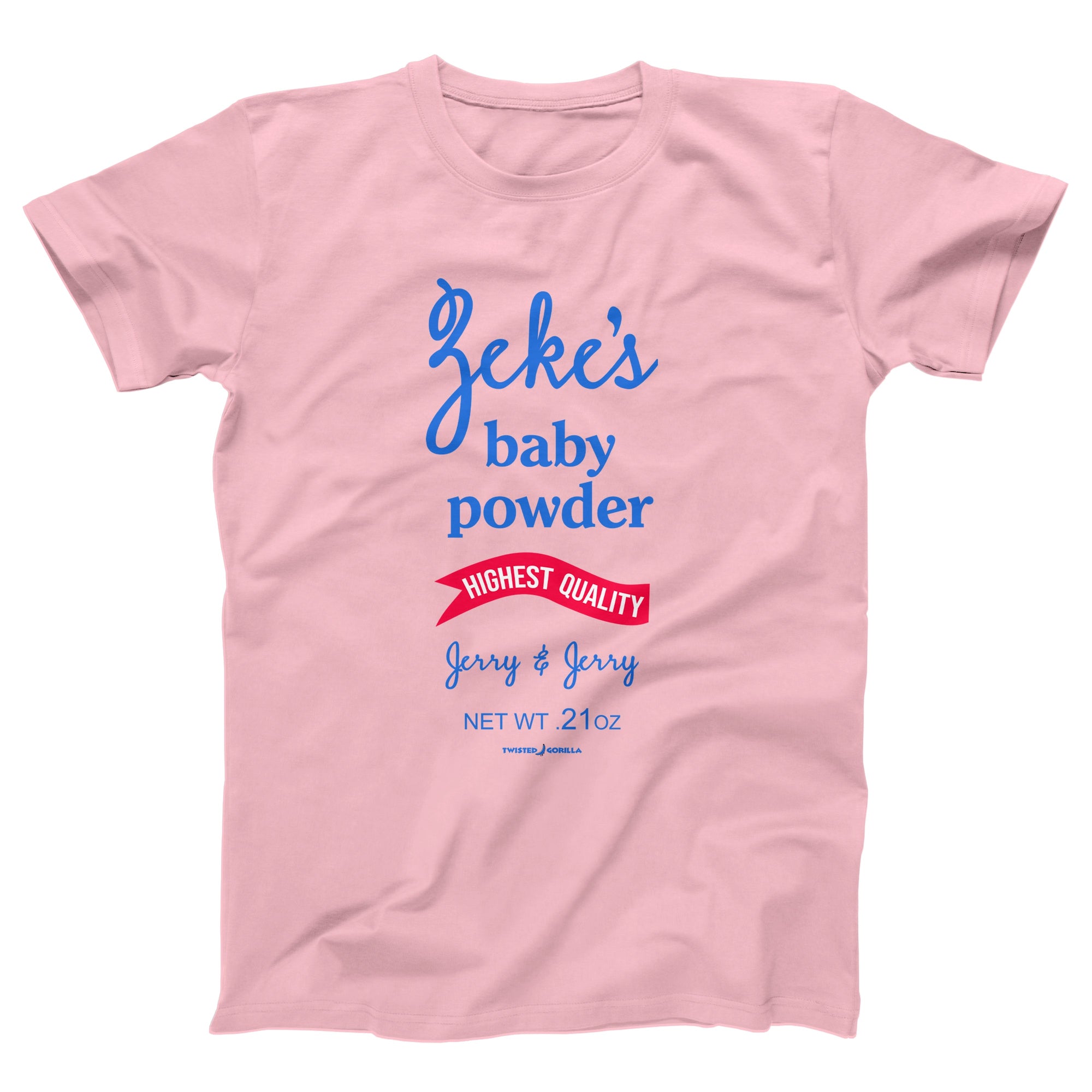 Zeke's Baby Powder Adult Unisex T-Shirt - anishphilip