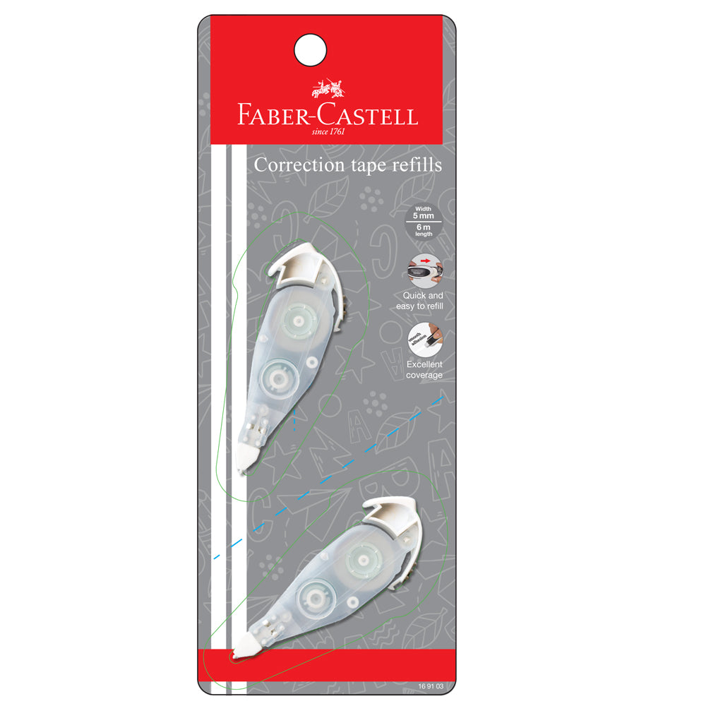 Glide Correction Tape Refill, 2x BC – Faber-Castell Malaysia