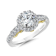 Diamond Halo Style Engagement Ring