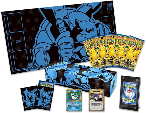 Blastoise Premium Collection Box Chinese Pokemon 25th anniversary card journeys