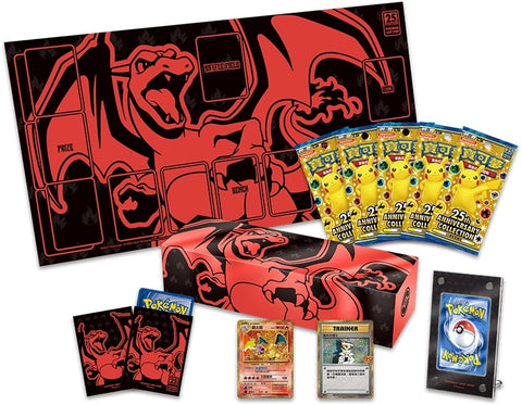 Charizard Premium Collection Box Chinese Pokemon 25th anniversary card journeys