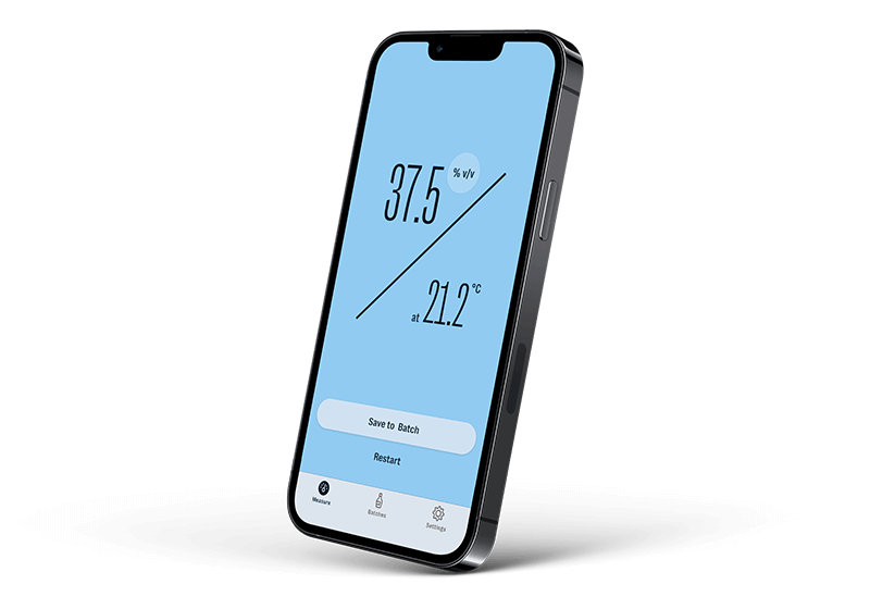 Proof Meister Mobile App Measurement Screen