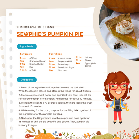 Sewphie's Pumpkin Pie