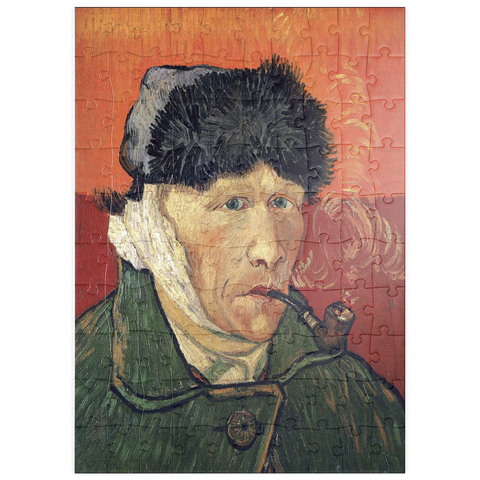 puzzleplate Vincent van Gogh's Self-Portrait with Bandaged Ear and Pipe (1889) 100 Puzzle
