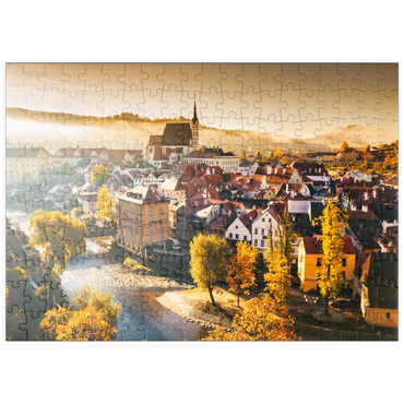 puzzleplate Schloss Cesky Krumlov, Tschechische Republik 200 Puzzle