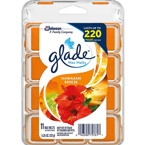  Glade Wax Melts Mixed Refill Pack, Gourmet, 2.3 Oz, 6