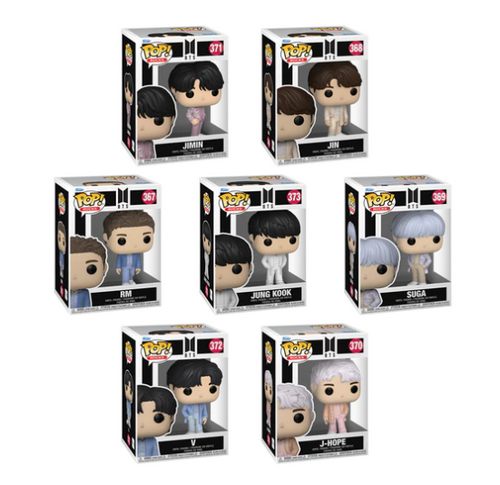 Funko Pop! Rocks: BTS - Butter - 7 pack (Walmart Exclusive) IN HAND