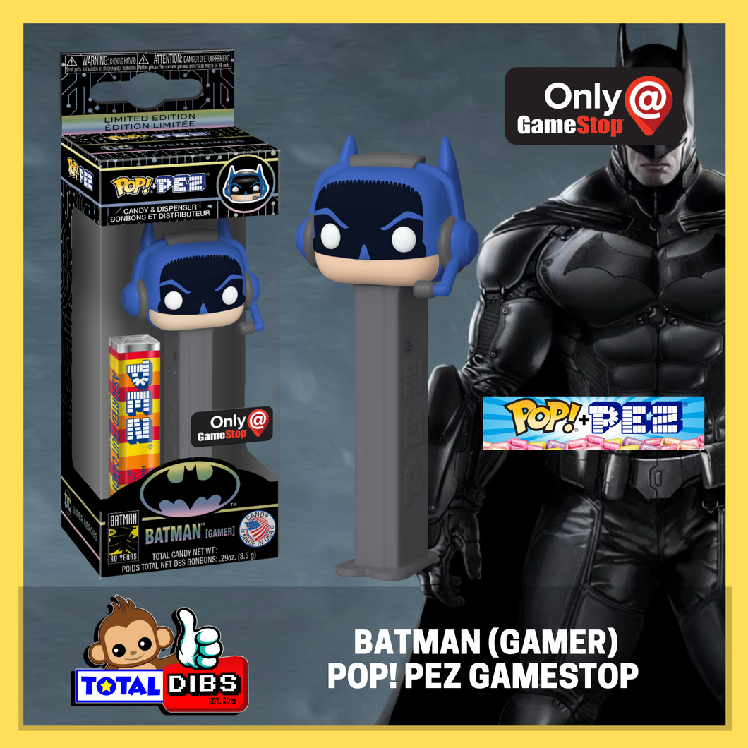 GameStop Exclusive - Pop! PEZ - DC Superheroes Batman 80 Years: Batman –  Total Dibs