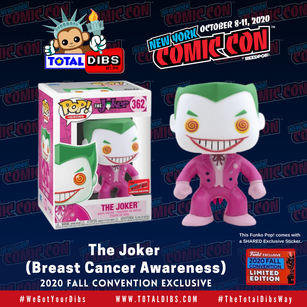 funko pop breast cancer awareness joker