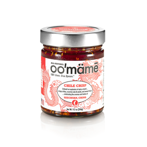 jar of Chinese oomame chile crisp